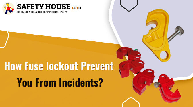 The fuse lockout device is designed to safeguard workers who are involved in maintenance activities.