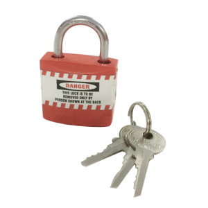 Jacket Regular shackle ABS cover Padlock with Lable