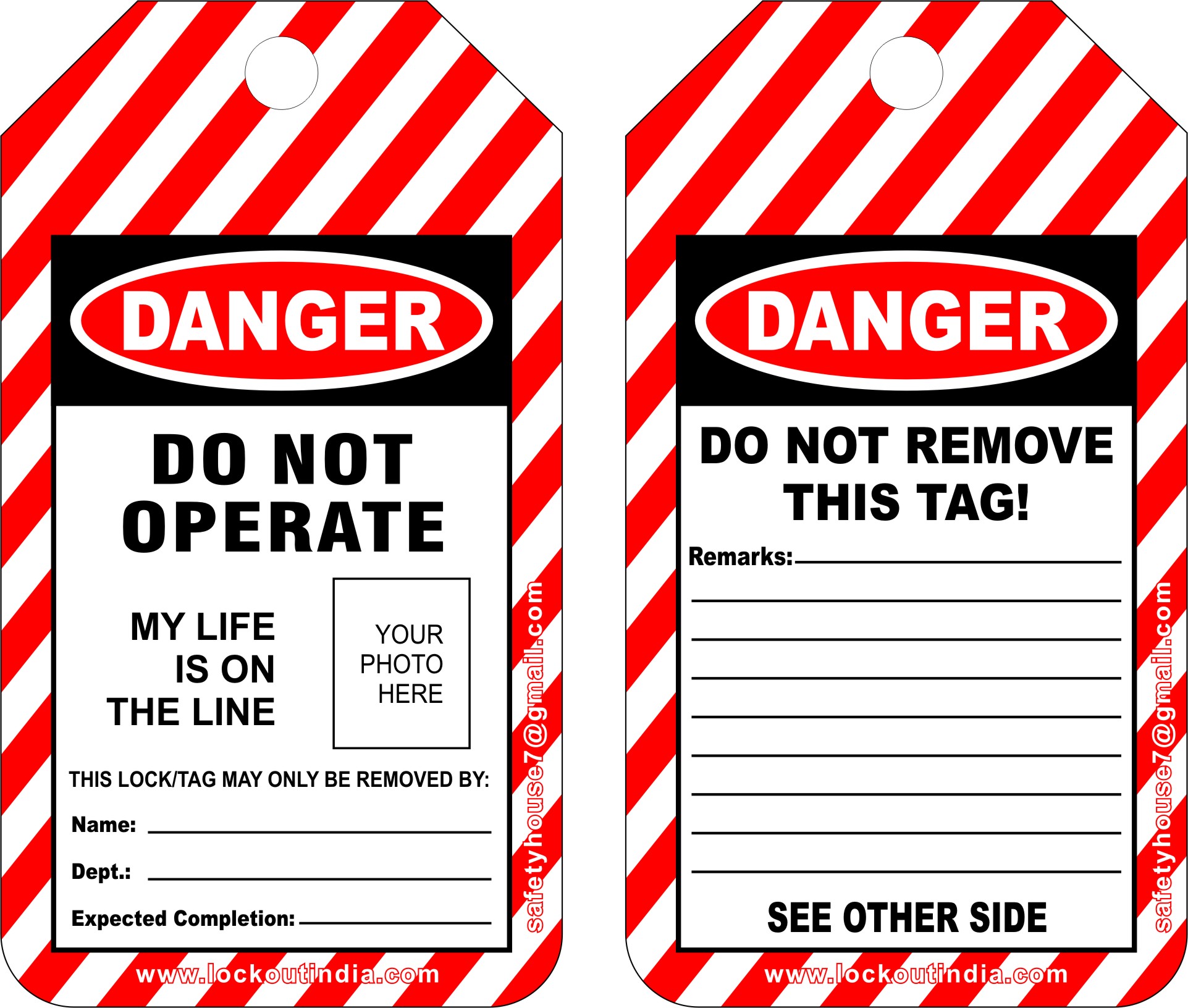 Printable Lockout Tags